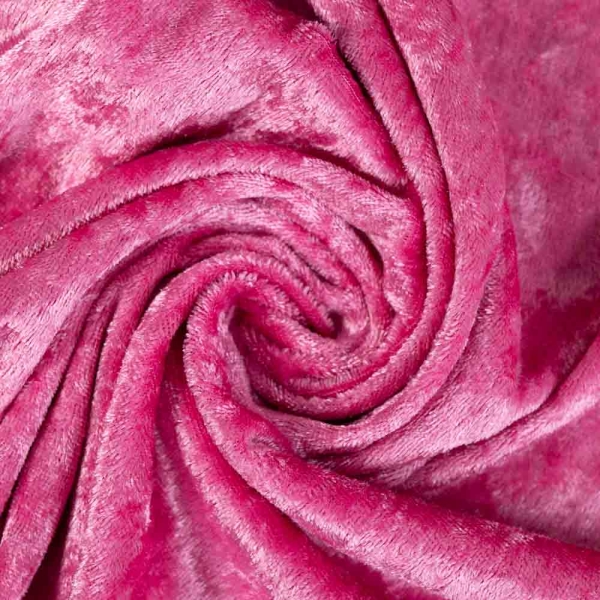 Pannesamt elastisch pink