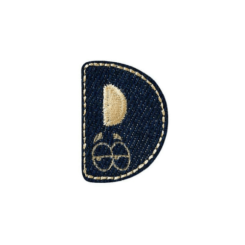 Applikation Jeans Buchstabe D