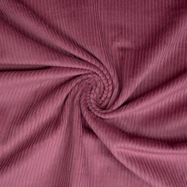 Breitcord 100% Baumwolle mauve