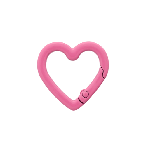 Prym Karabinerhaken Herz 19mm altrosa