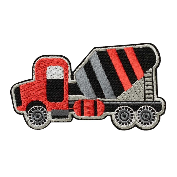 Applikation Betonmischer rot