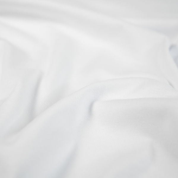 Baumwolljersey 100% Baumwolle weiß