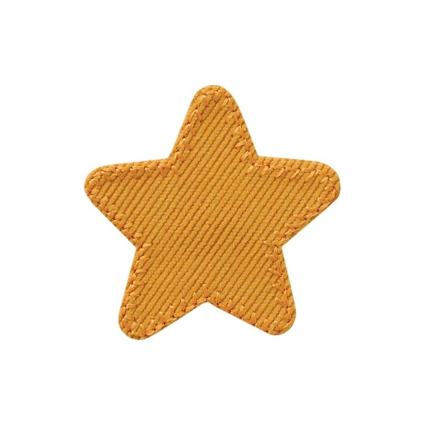 Applikation Stern Cord gelb