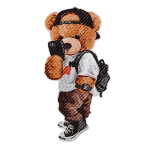 Applikation Bär mit Handy