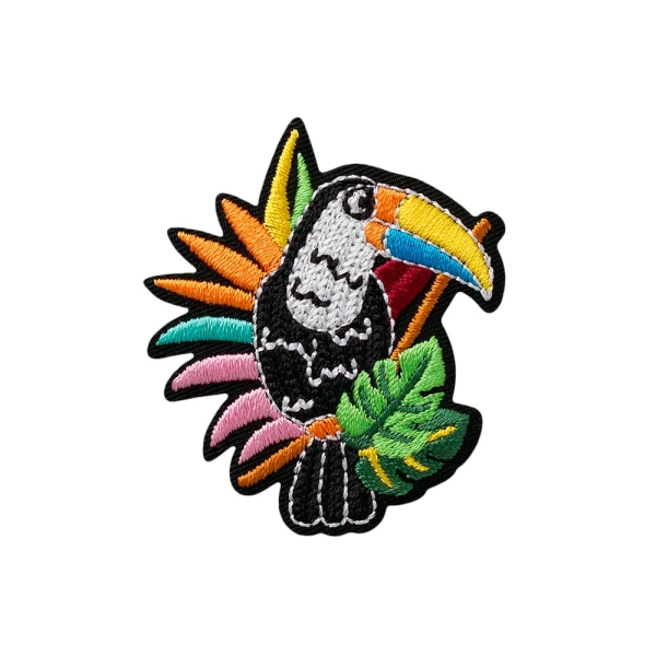 Applikation Eichhörnchen mit Blumen