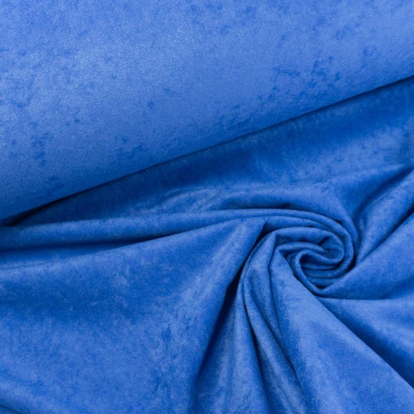 Webware Dekostoff Velouroptik royalblau