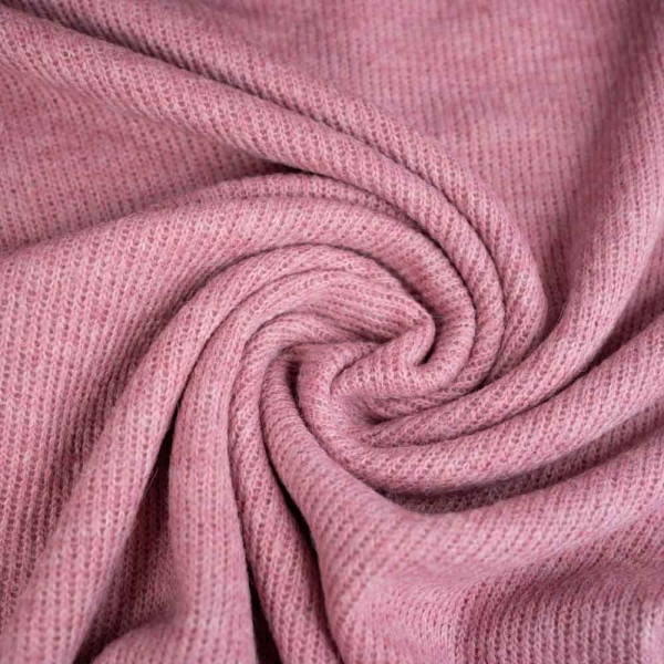 Strickstoff Rosa Melange