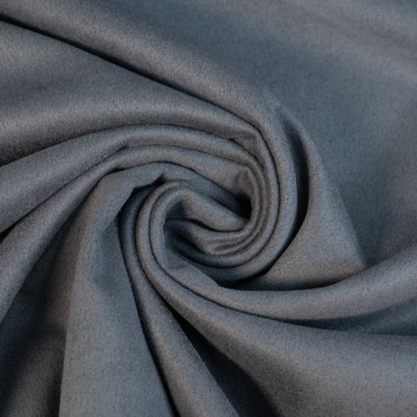 Wildlederjersey grau