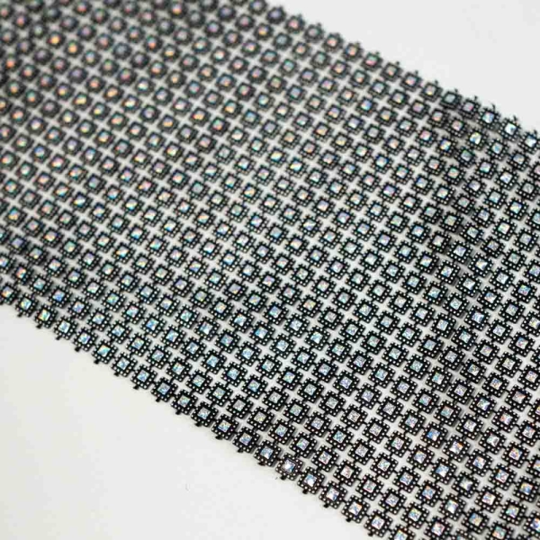 Nietenband 10,5cm schwarz