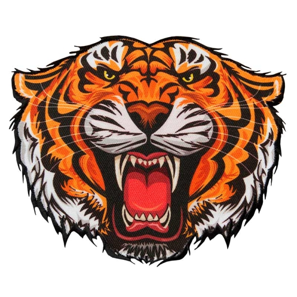 Applikation Tigerkopf