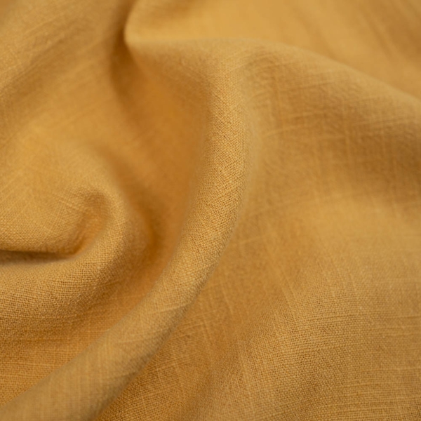 Leinen Stonewashed senfgelb