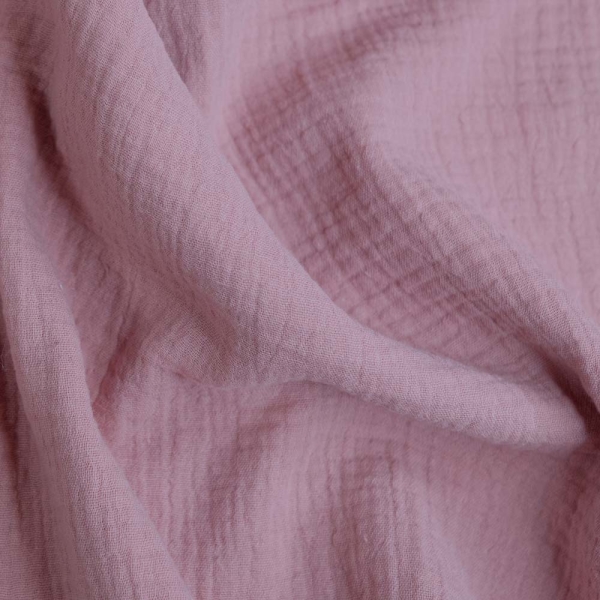 Musselin Double Gauze 160cm altrosa