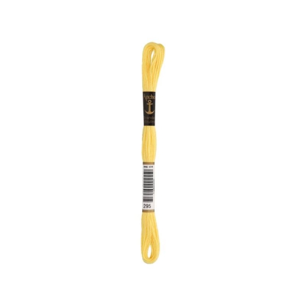 Anchor Sticktwist Garn 6-fädig hellgelb