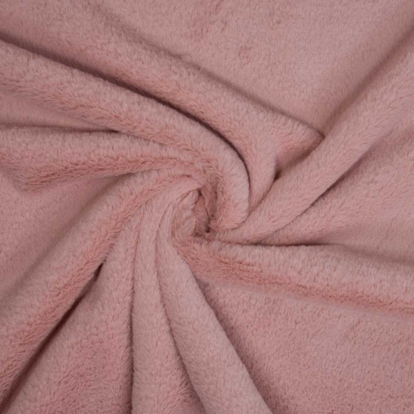 Kunstfell Plüsch Soft altrosa