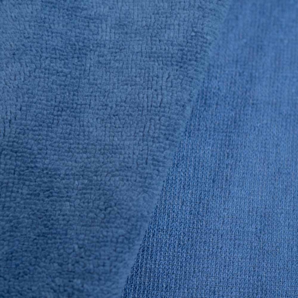 Bamboo Fleece Doubleface jeansblau