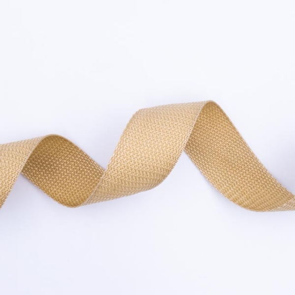 Gurtband Grobmaschig 40mm beige