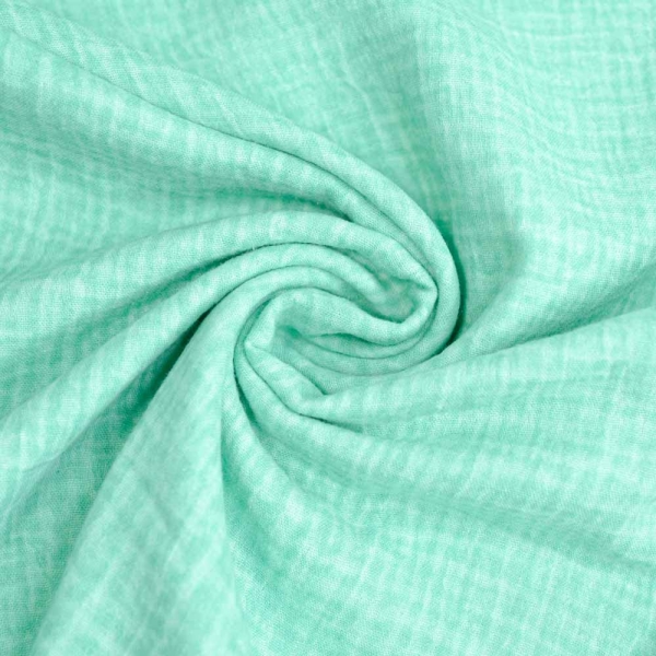 Musselin Double Gauze Vintage mint hell