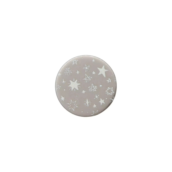 Jeans Knopf zum Schrauben Sterne 17mm creme