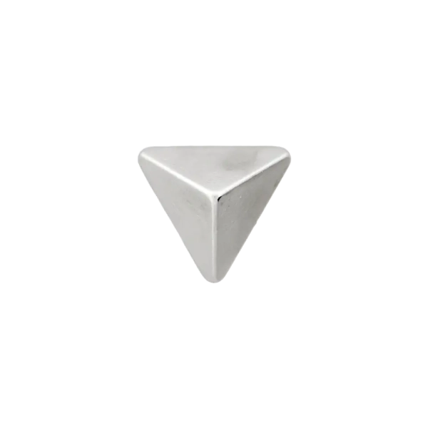 Zierniete Dreieck 10mm silber
