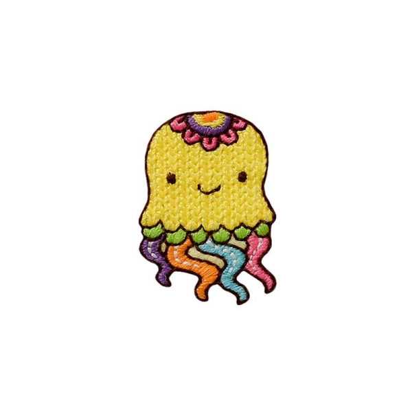 Applikation Qualle bunt