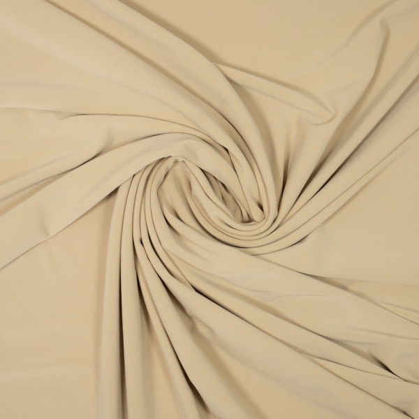Kleiderjersey Uni hellbeige
