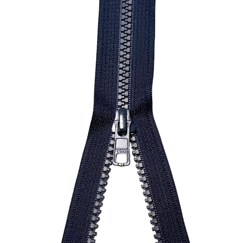 YKK teilbarer Reißverschluss Jacken Krampe navy
