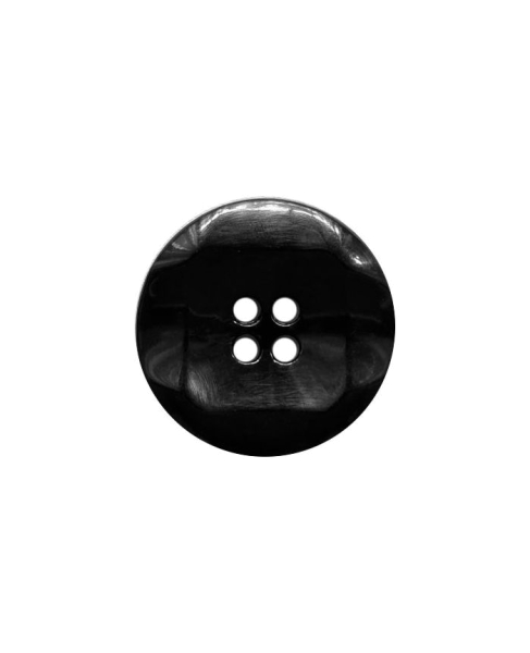 Modeknopf 23mm schwarz glänzend