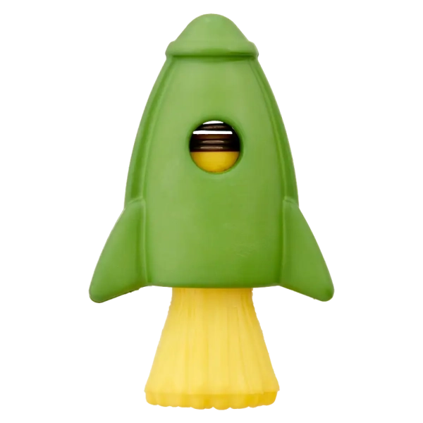 Kordelstopper Rakete 28mm grün gelb