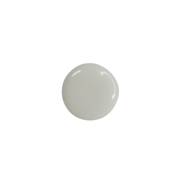 Modeknopf 7mm glänzend weiß