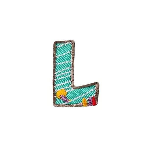 Applikation Buchstabe L