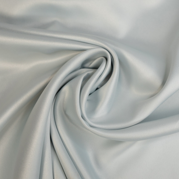 Satin Stretch Glänzend Uni grau