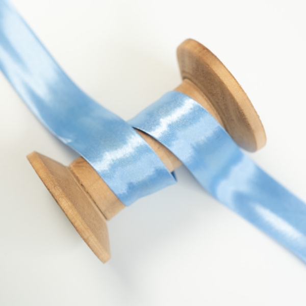 Satin Schrägband 20mm hellblau