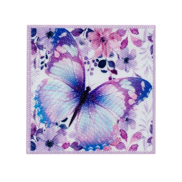 Applikation Schmetterling Blumenhintergrund