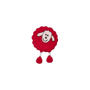 Prym Kinderknopf Schaf 18mm pink dunkel