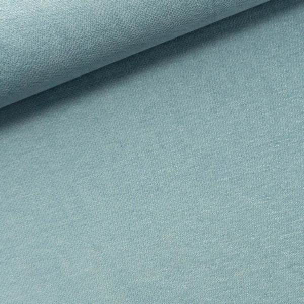 Jacquard Dekostoff Velour Samba jeansblau hell