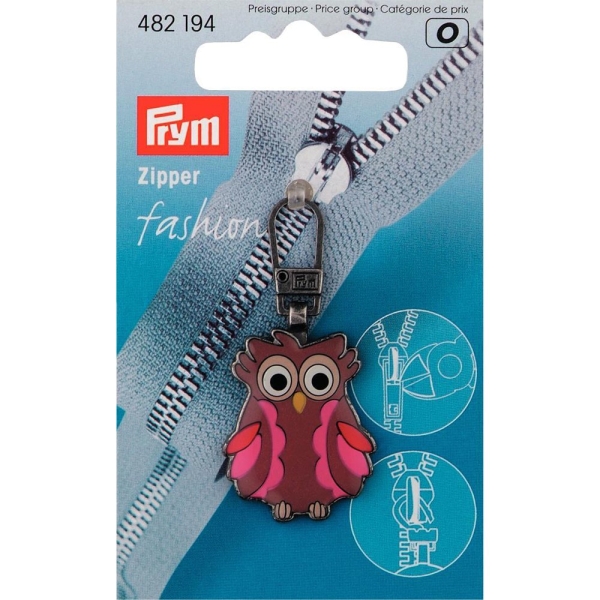 Prym Zipperanhänger Kids Eule