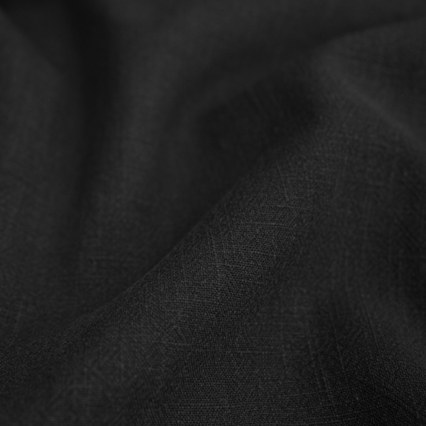 Leinen Stonewashed schwarz