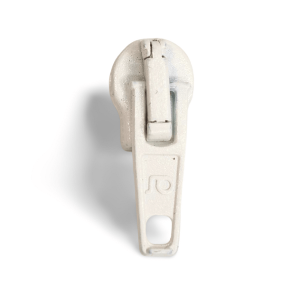 Zipper 6,4mm weiß