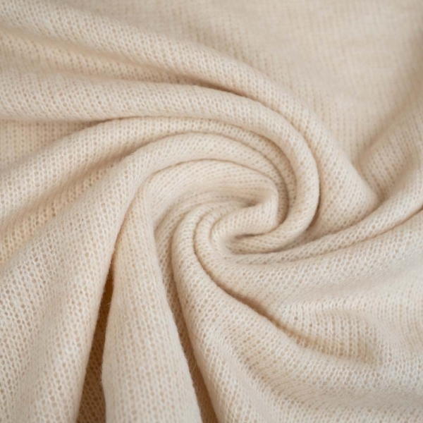 Strickstoff Natur Melange