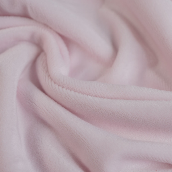 Velours Fleece hellrosa