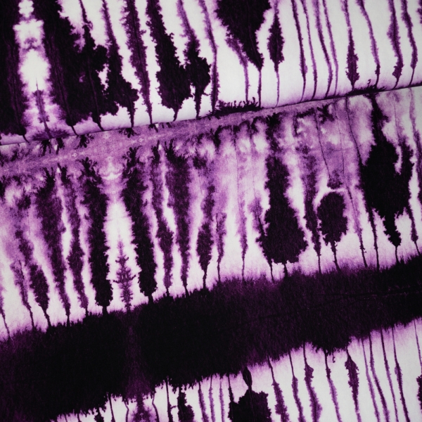 Bio-Baumwolljersey Aquarell Batik beere