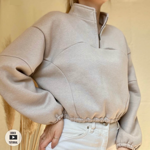 Schnittmuster sewingmachina oversize Pullover Oskar