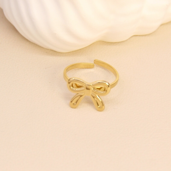 Ring Schleife gold