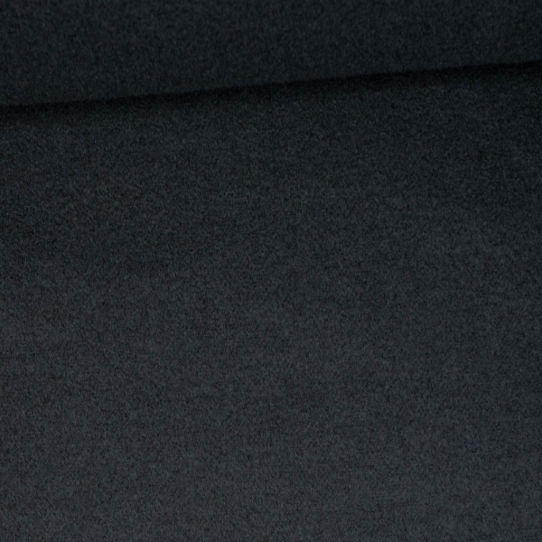 Mantelstoff Velour schwarz