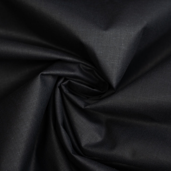 Baumwollwebware Fahnentuch 280cm Breite schwarz