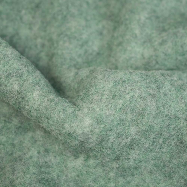 Merino Woll Fleece SUPERSOFT dusty mint melange
