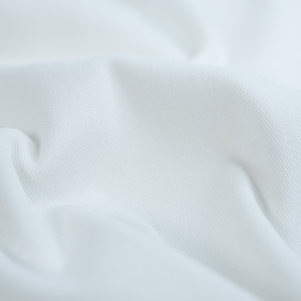 Baumwoll-Twill Stretch Chino weiß