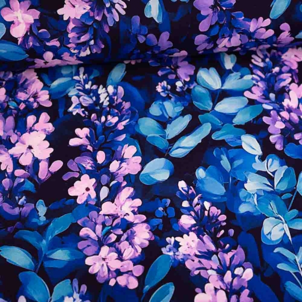 Bio Baumwolljersey Bella Viola dark navy