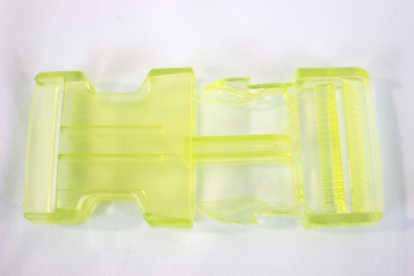 Rucksackschließe lime 40mm Kunststoff