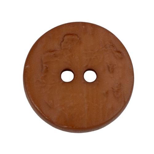 Modeknopf Struktur 20mm cognac